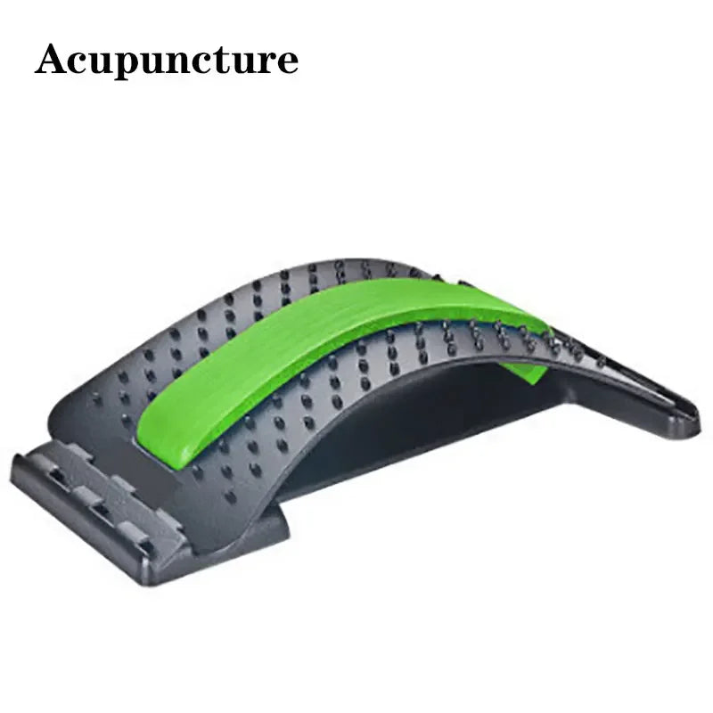 Magnetotherapy Multi-Level Adjustable Back Massager Stretcher Waist Neck Fitness Lumbar Cervical Spine Support Pain Relief